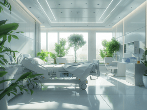 lit médicalisé adapté pour le confort et la sécurité des patients