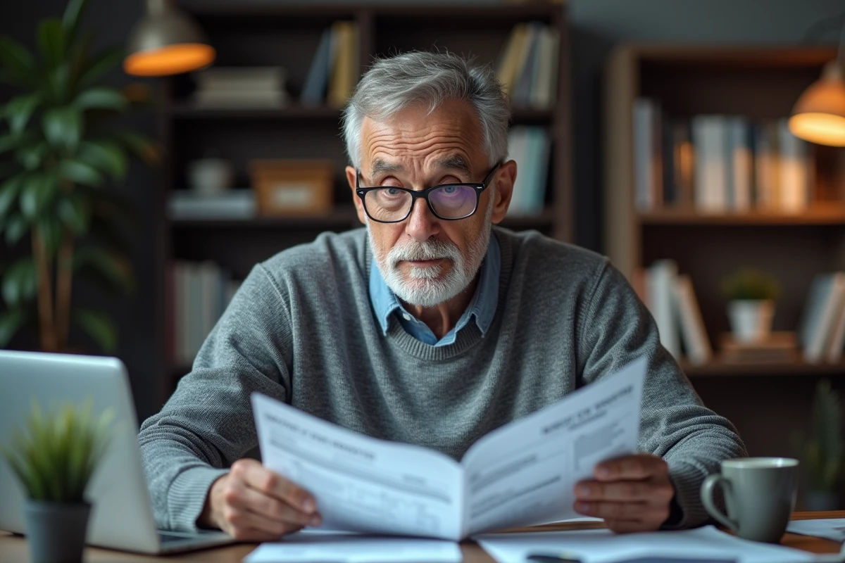 Particulier calculant le coût réel de l'ADMR après crédit d'impôt sur son bureau à domicile