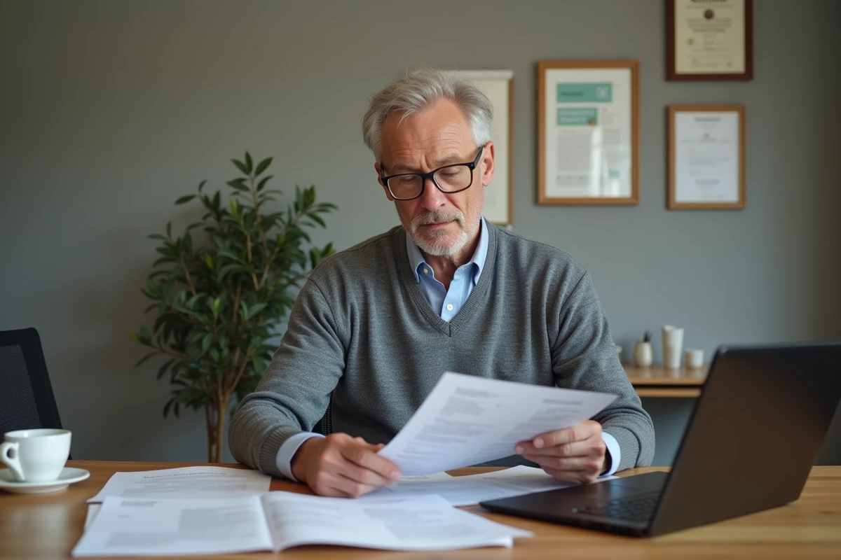 Consultant senior analysant des candidatures de profils expérimentés à son bureau