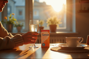 Gaviscon pour soulager les brûlures d'estomac après un repas riche